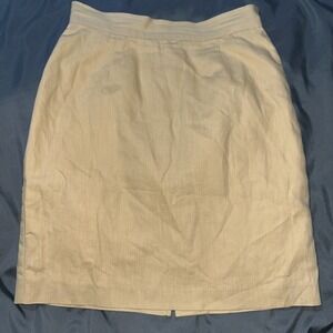 United Colors of Benetton Skirt Women Italian Size 40 Pencil Straight Wool Blend